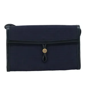 GUCCI Micro GG Canvas Shoulder Bag Navy ac3454