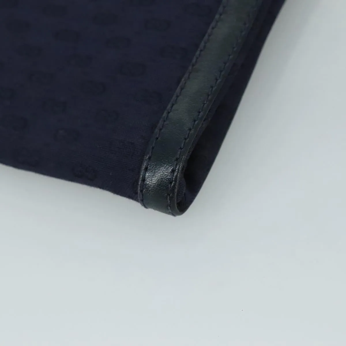 GUCCI Micro GG Canvas Shoulder Bag Navy ac3454