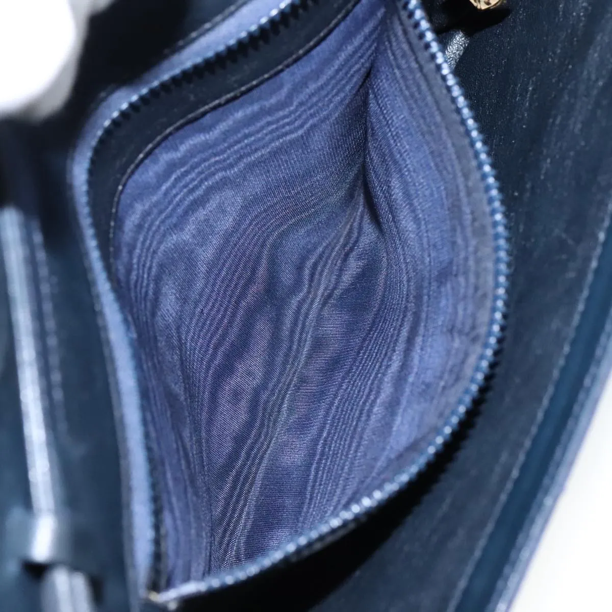 GUCCI Micro GG Canvas Shoulder Bag Navy ac3454