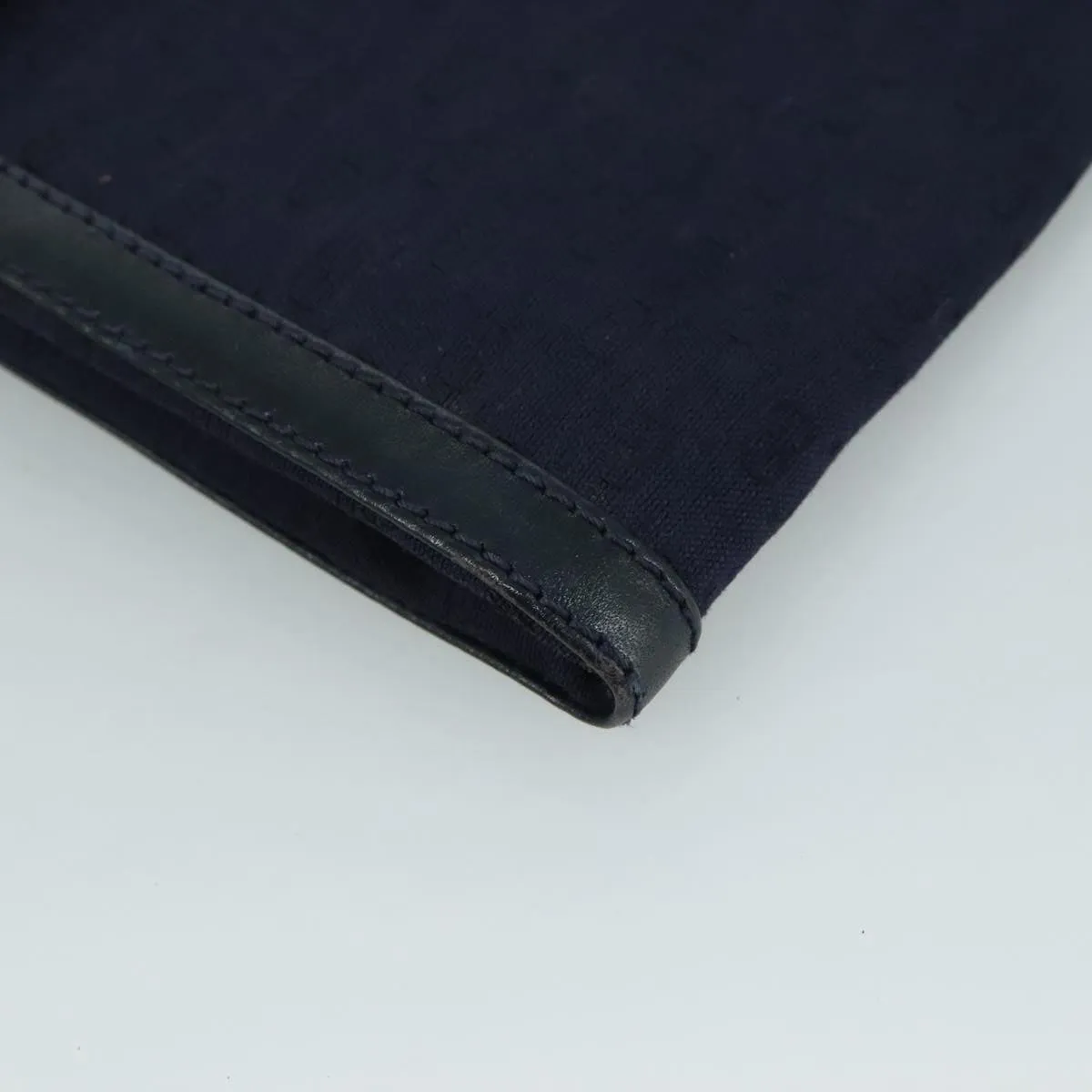 GUCCI Micro GG Canvas Shoulder Bag Navy ac3454