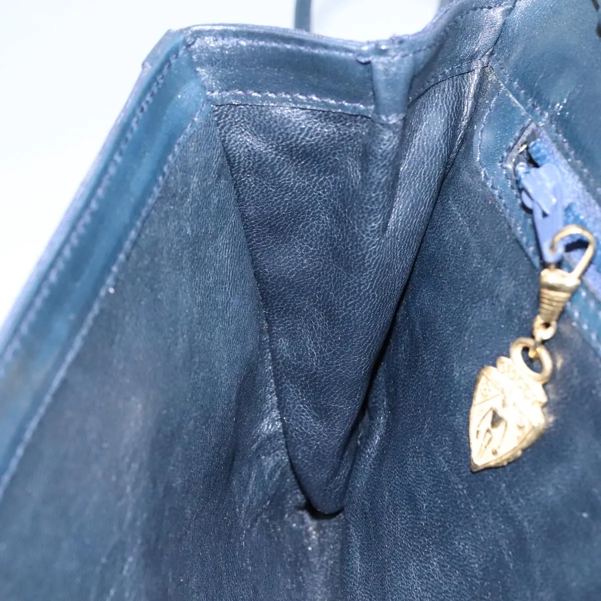 GUCCI Micro GG Canvas Shoulder Bag Navy ac3454