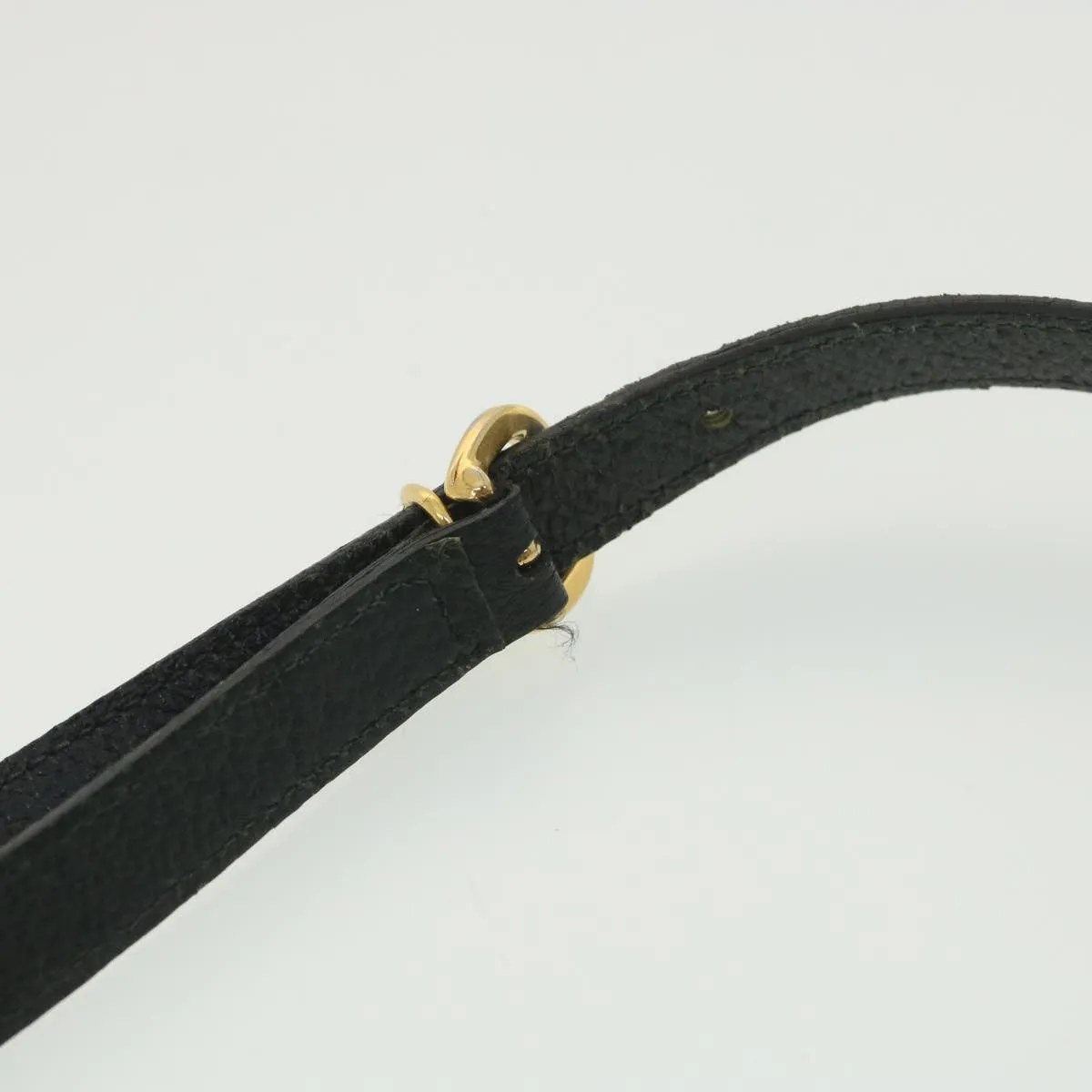 GUCCI Micro GG Canvas Shoulder Bag Navy Gray 001.56.0852 36585