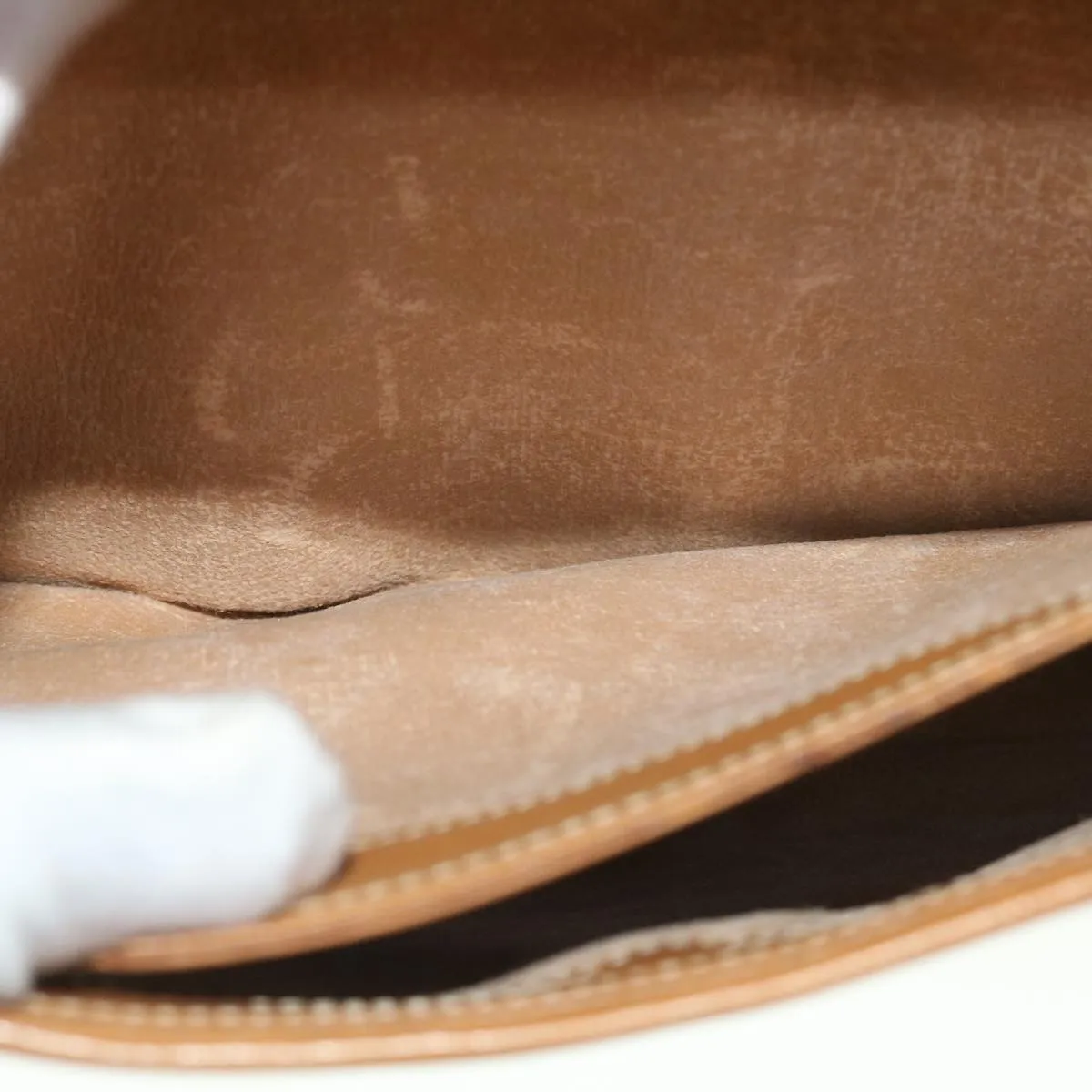 GUCCI Micro GG Canvas Shoulder Bag PVC Leather Beige 004 256 0024 52110