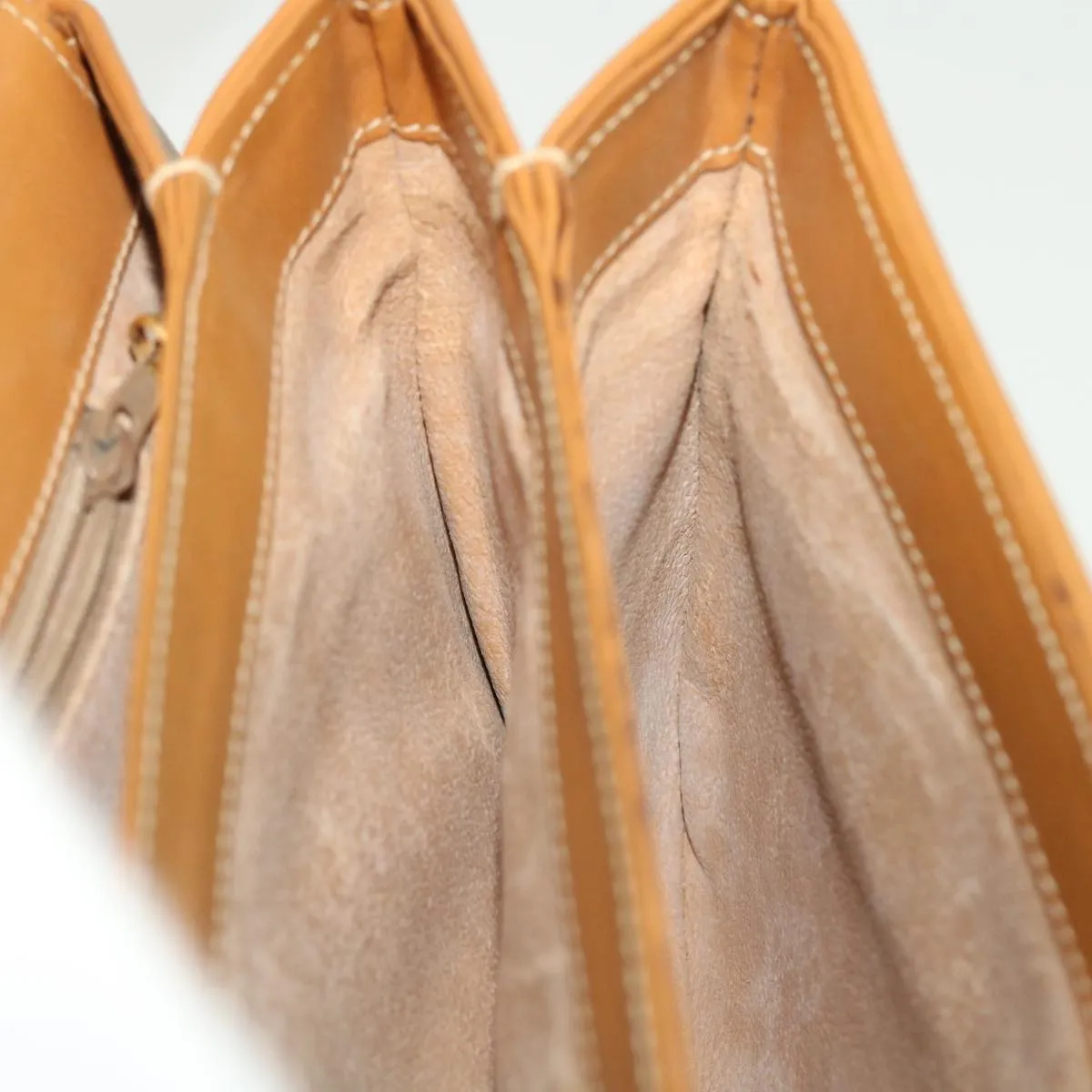 GUCCI Micro GG Canvas Shoulder Bag PVC Leather Beige 004 256 0024 52110