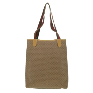 GUCCI Micro GG Canvas Web Sherry Line Shoulder Bag Beige Red 40.02. 37808