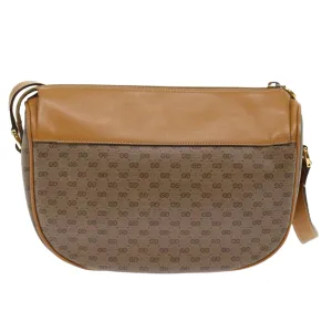 GUCCI Micro GG Canvas Web Sherry Line Shoulder Bag Beige Red Green ep1231