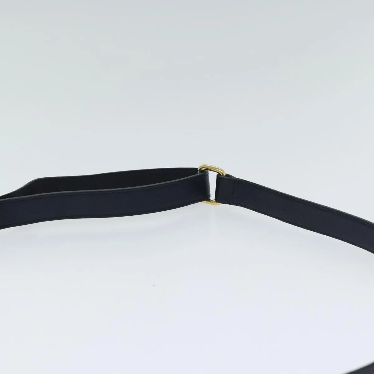 GUCCI Micro GG Supreme Shoulder Bag Navy Gold 001 115 2681 th5318