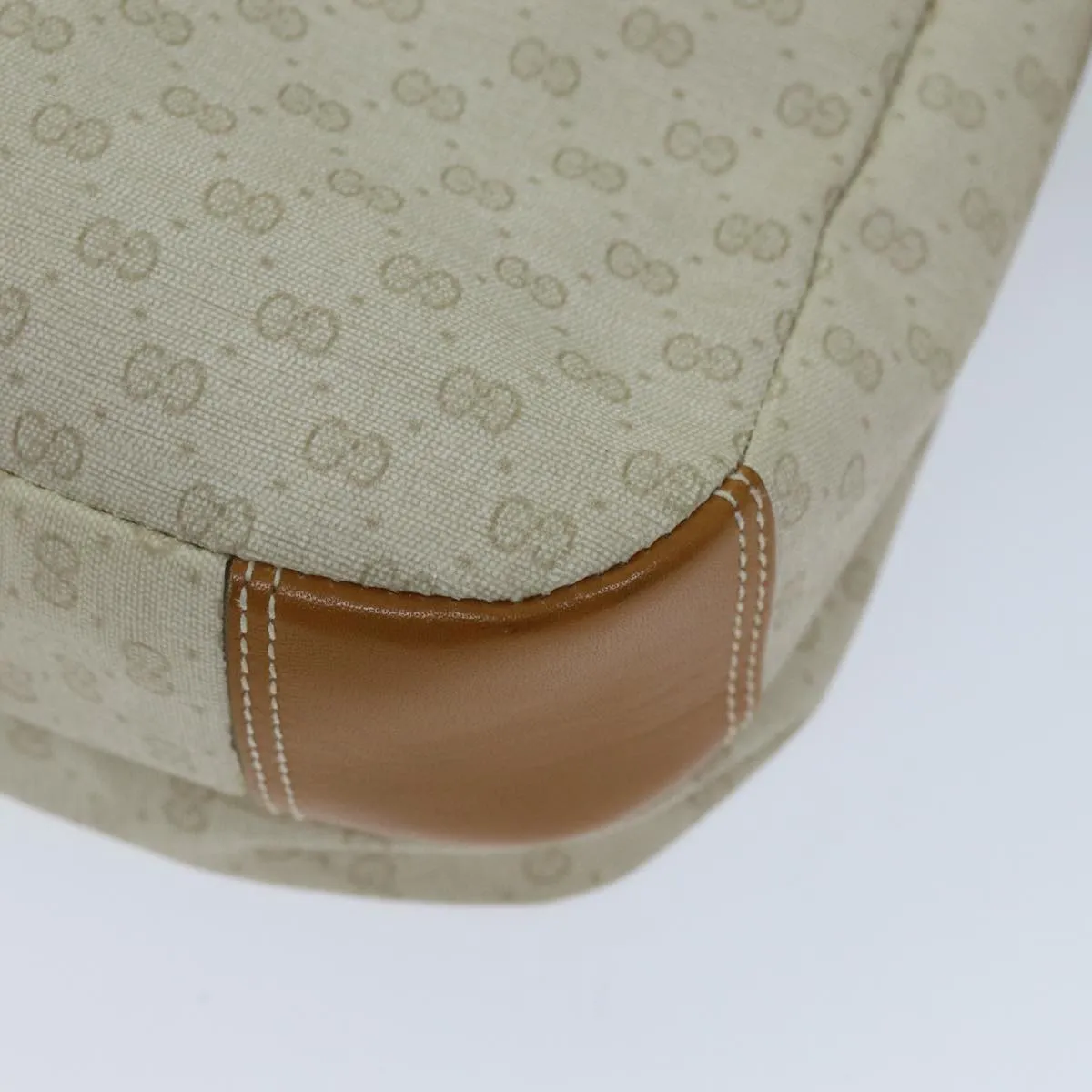 GUCCI Micro GG Supreme Shoulder Bag PVC Beige 001 106 0185 am6133