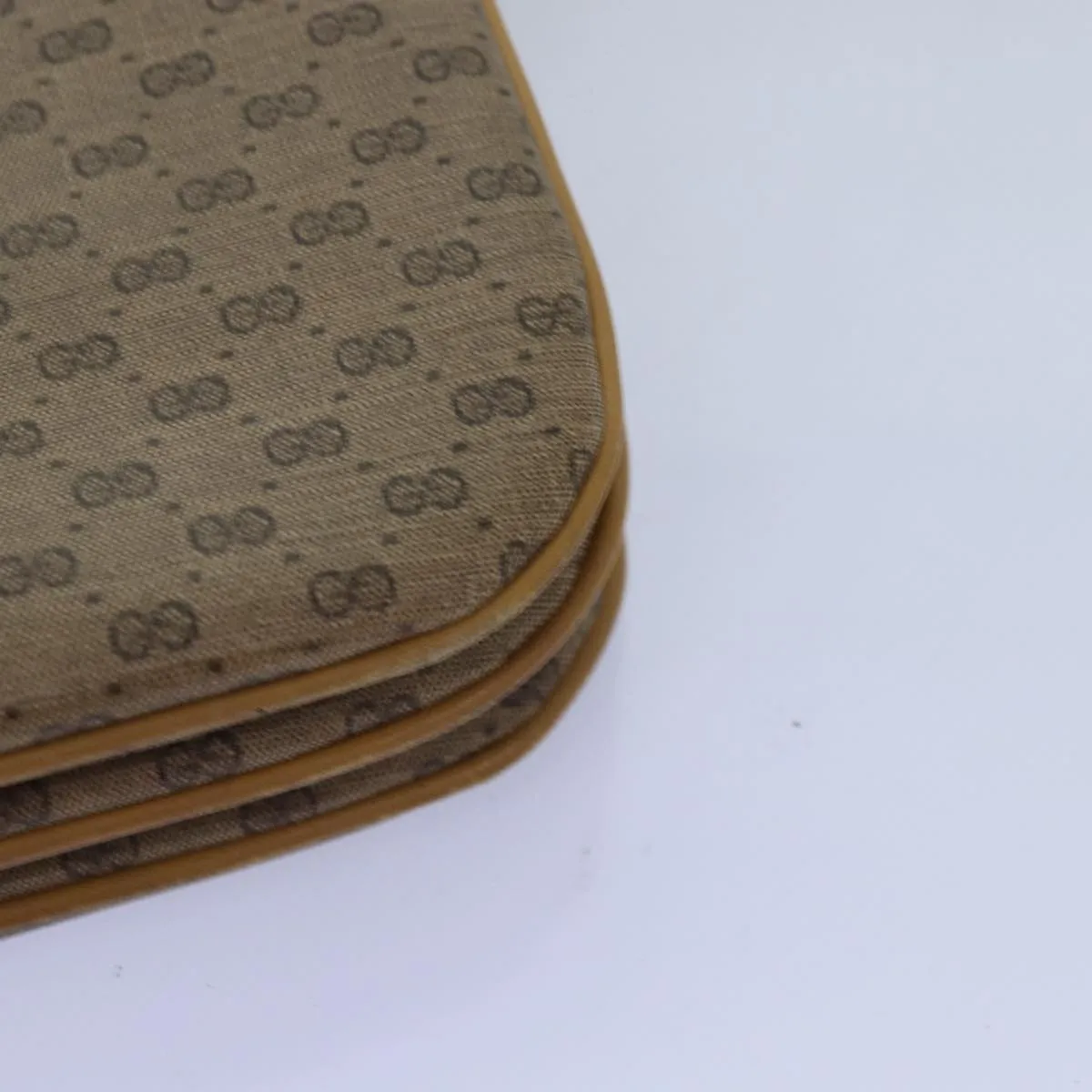 GUCCI Micro GG Supreme Shoulder Bag PVC Beige 004 106 0024 yk12533