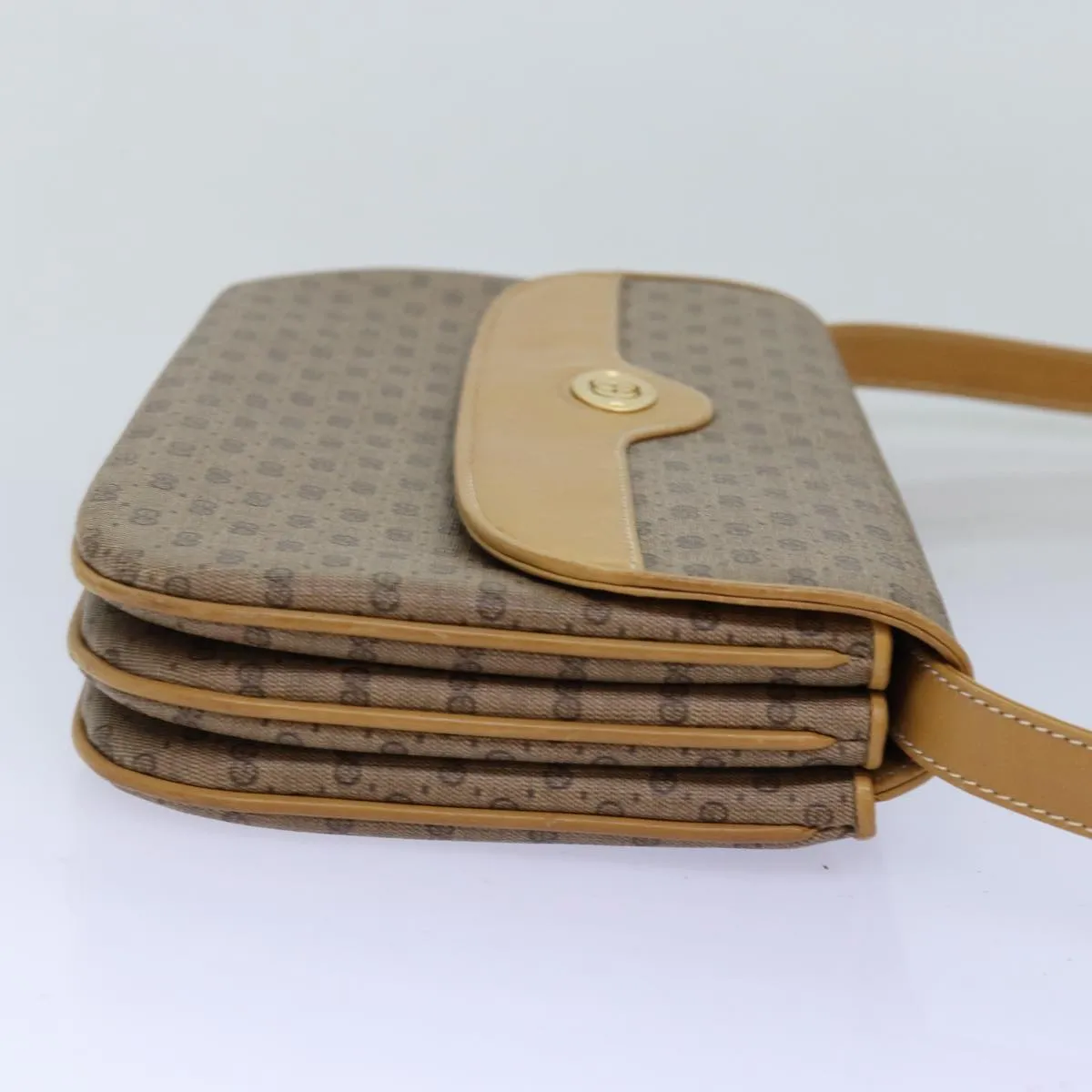GUCCI Micro GG Supreme Shoulder Bag PVC Beige 004 106 0024 yk12533