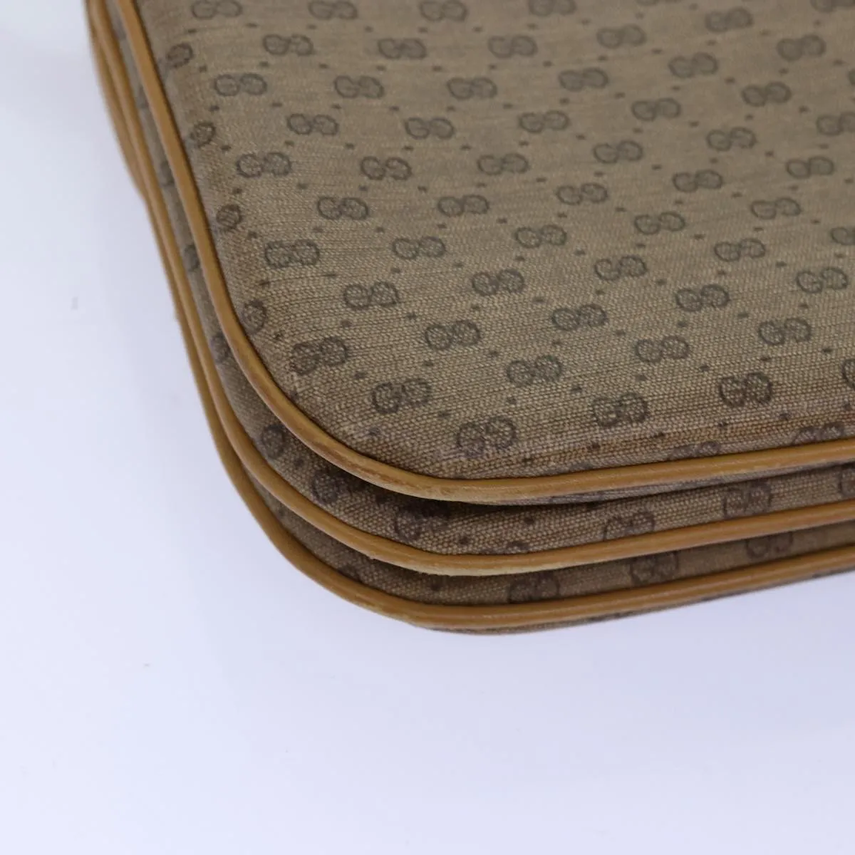 GUCCI Micro GG Supreme Shoulder Bag PVC Beige 004 106 0024 yk12533
