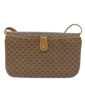 GUCCI Micro GG Supreme Shoulder Bag PVC Beige 004 106 0024 yk12533