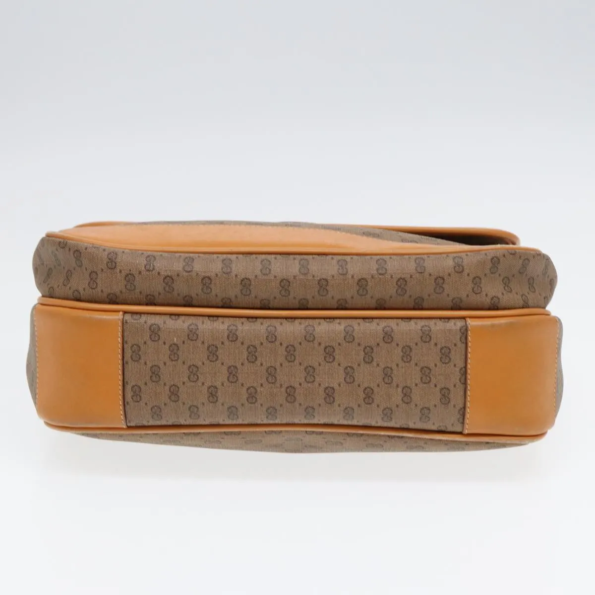 GUCCI Micro GG Supreme Shoulder Bag PVC Beige Gold 001 116 0925 ep5667