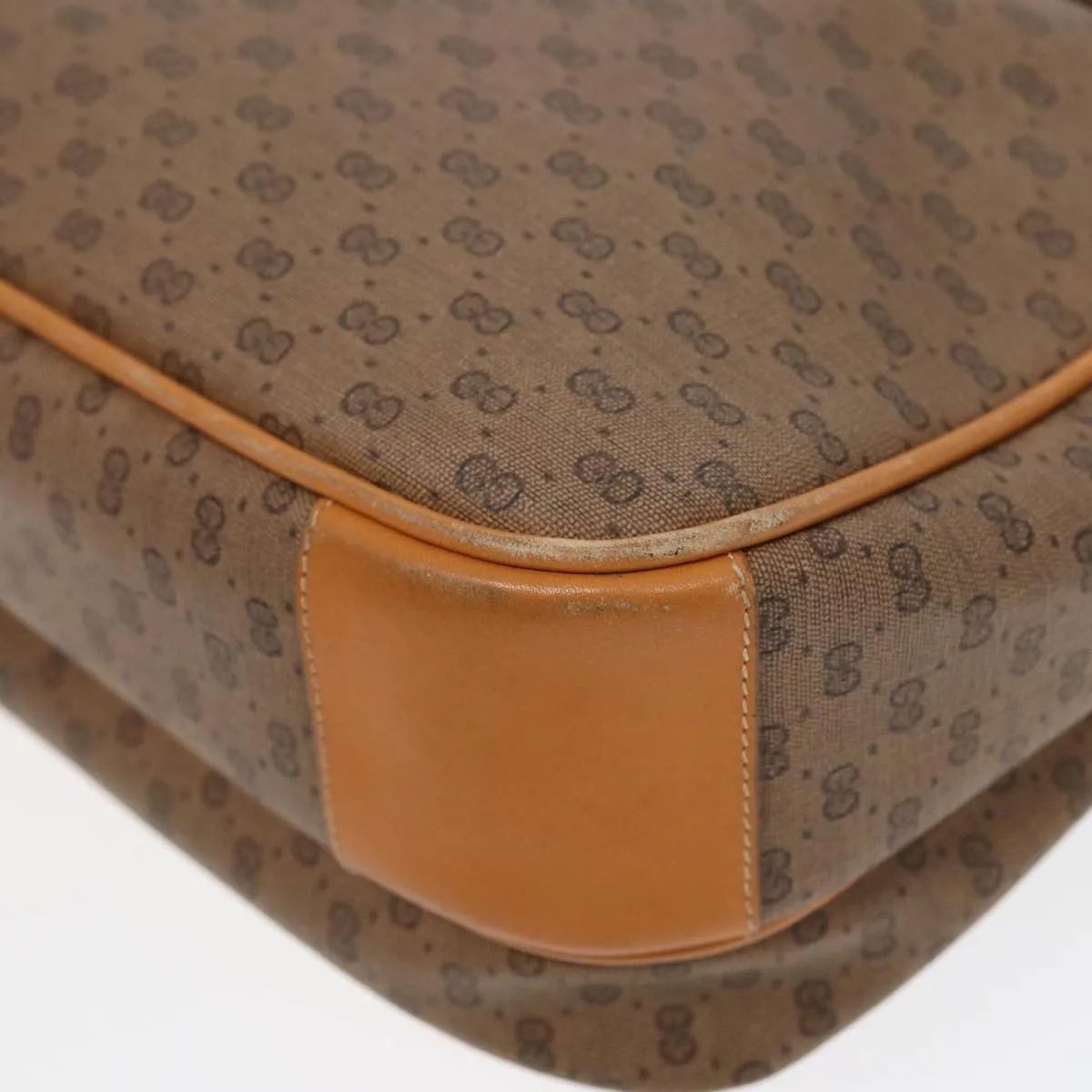 GUCCI Micro GG Supreme Shoulder Bag PVC Beige Gold 001 116 0925 ep5667