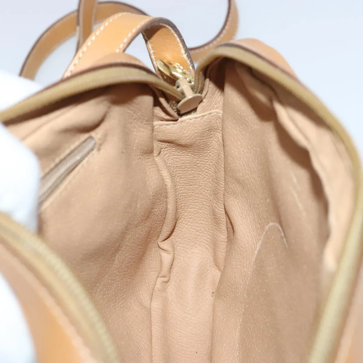GUCCI Micro GG Supreme Shoulder Bag PVC Beige Gold 007 113 0095 94797
