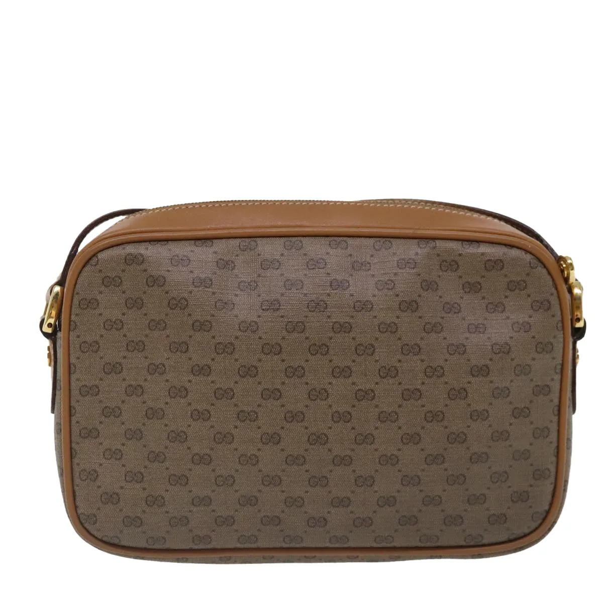 GUCCI Micro GG Supreme Shoulder Bag PVC Beige Gold 007 113 0095 94797