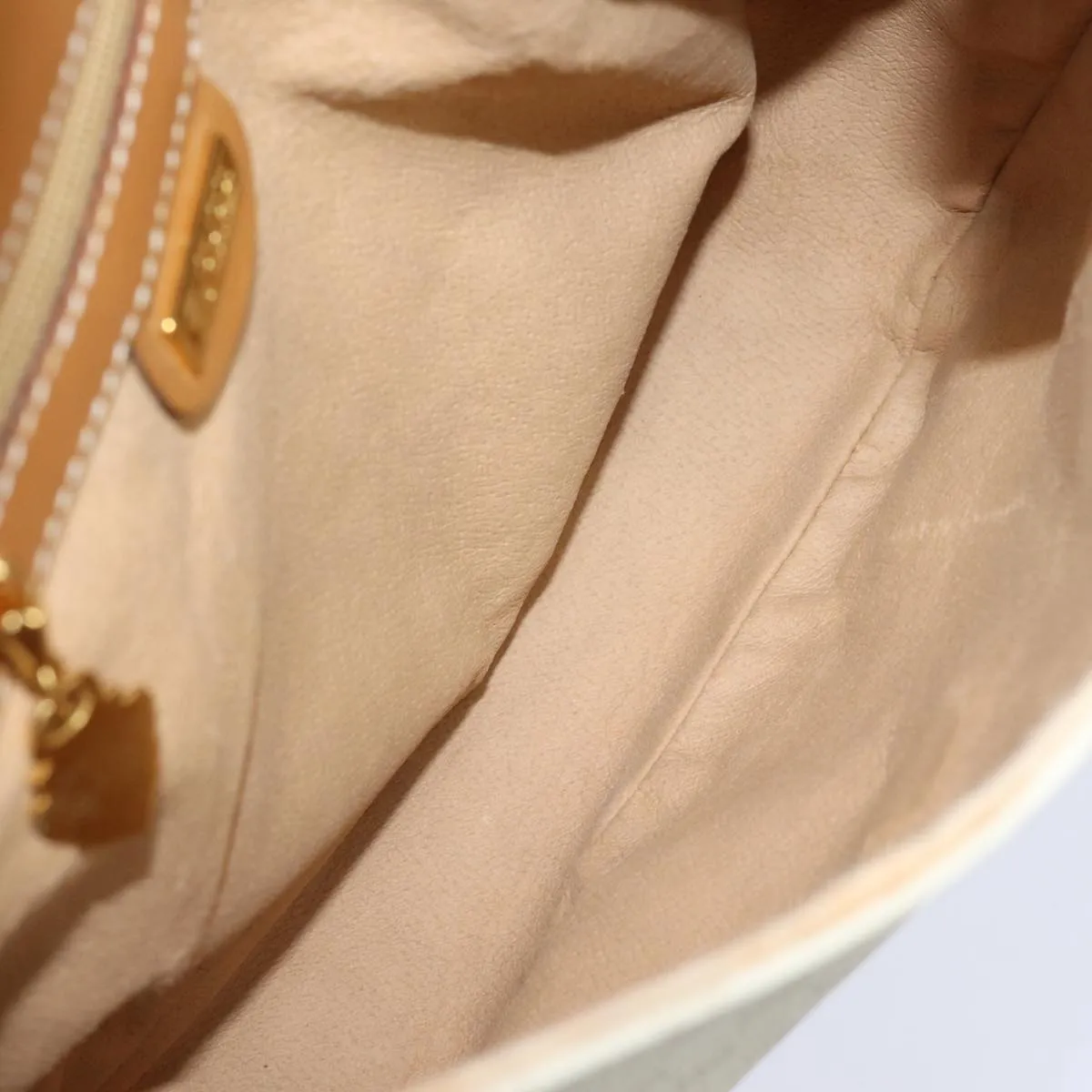 GUCCI Micro GG Supreme Shoulder Bag PVC Leather Beige 001 41 4425 yk13040