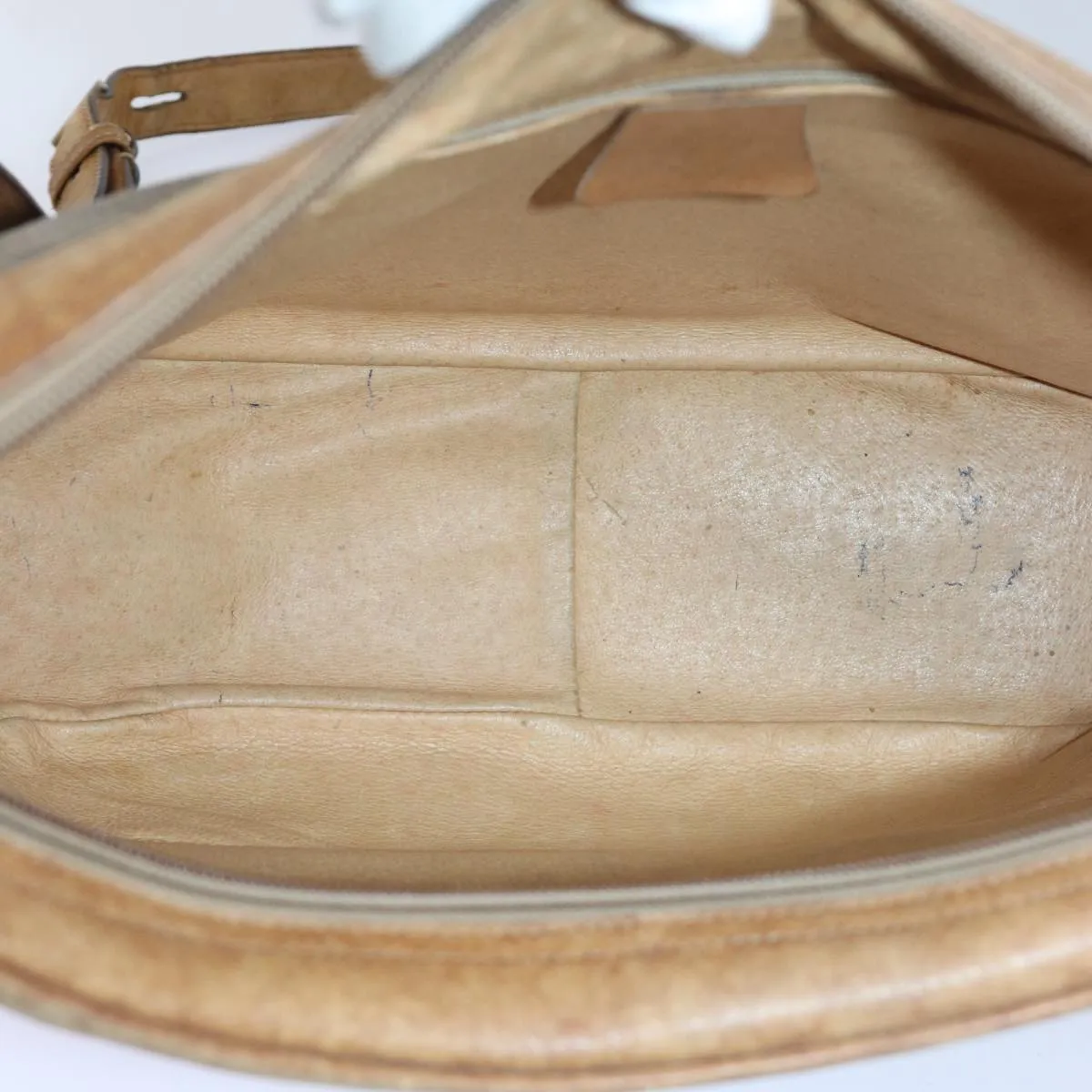 GUCCI Micro GG Supreme Shoulder Bag PVC Leather Beige 46 001 4856 ac3114
