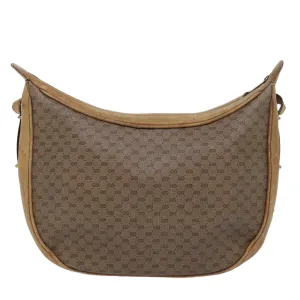 GUCCI Micro GG Supreme Shoulder Bag PVC Leather Beige 46 001 4856 ac3114
