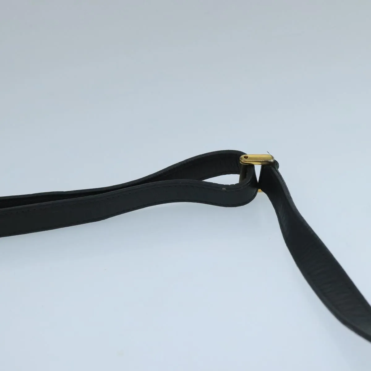 GUCCI Micro GG Supreme Shoulder Bag PVC Navy Gold 001 113 0551 104070