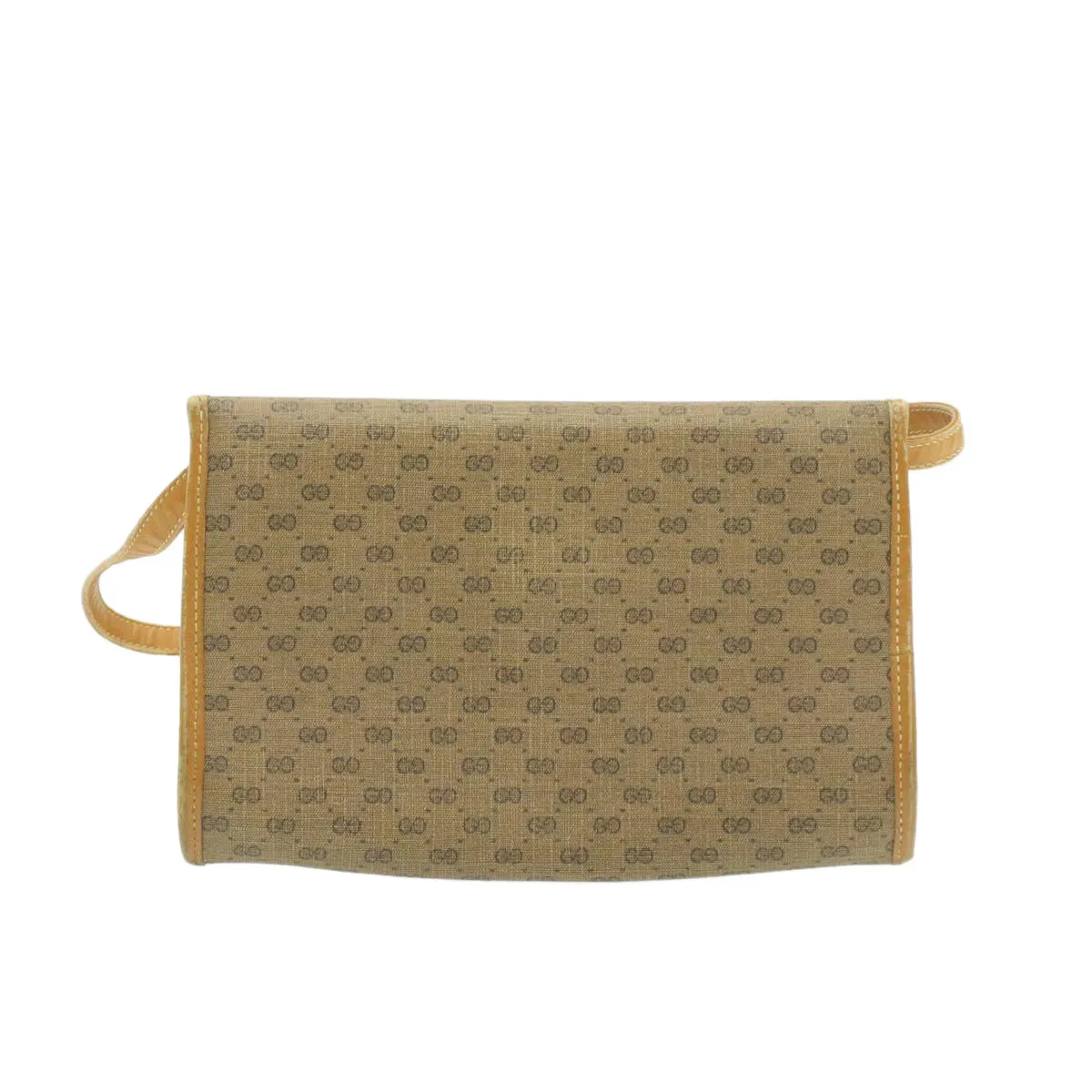 GUCCI Micro small PVC Leather Shoulder Bag Beige am064g