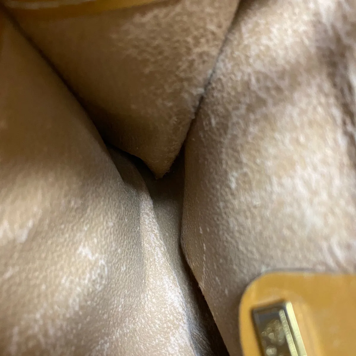 GUCCI Micro small PVC Leather Shoulder Bag Beige am064g