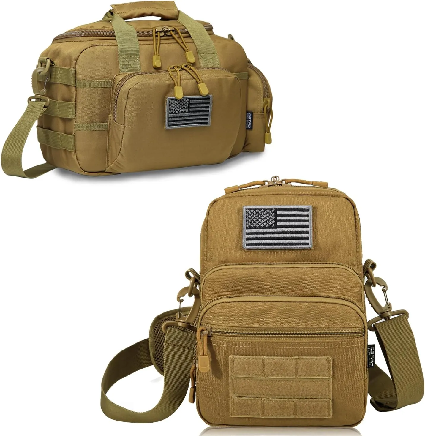 Gun Range Bag Small (Tan) Pistol Pouch Shoulder Bag Small (Tan)