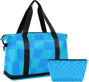 Gym Bag for Women with Toiletry Bags Large Overnight Bags Travel Duffel Bag Carry On Shoulder for Women Airplane Traveling Multicolor 1