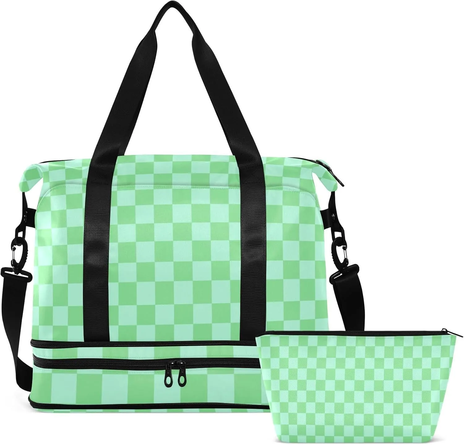 Gym Bag for Women with Toiletry Bags Large Overnight Bags Travel Duffel Bag Carry On Shoulder for Women Airplane Traveling Multicolor 2