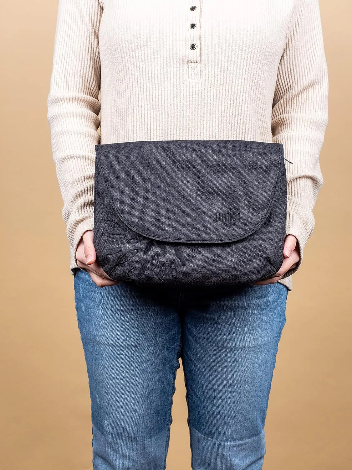 HAIKU Bliss Eco-Friendly RFID Blocking Travel Crossbody Saddle Bag