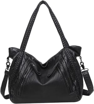 Handbag Crossbody Women Handbags Leather Stylish Woven Bag Fashion and Simple Design