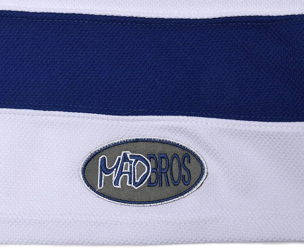 Hanson Brothers Charlestown Chiefs 16 Jack 17 Steve 18 Jeff Slap Shot Movie Ice Hockey Jersey