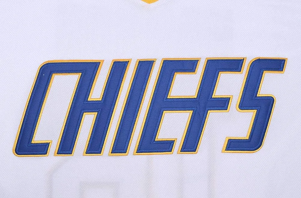 Hanson Brothers Charlestown Chiefs 16 Jack 17 Steve 18 Jeff Slap Shot Movie Ice Hockey Jersey