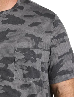 Harbor Bay Camo Print Pocket T-Shirt