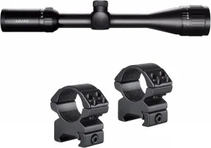 Hawke Sport Optics Vantage 4-12x40AO Mil Dot Riflescope with Mounting Rings Kit