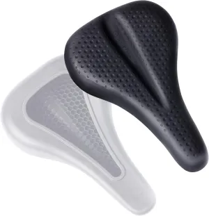 Hexair Max Saddle Cover by Delta Cycle - Pressure Reducing hexAir Grid Technology is Easy to Mount, for Exercise, Spin, Cruiser, Outdoor Bikes & Mountain Bikes - Ergonomic Design & Weather-Proof
