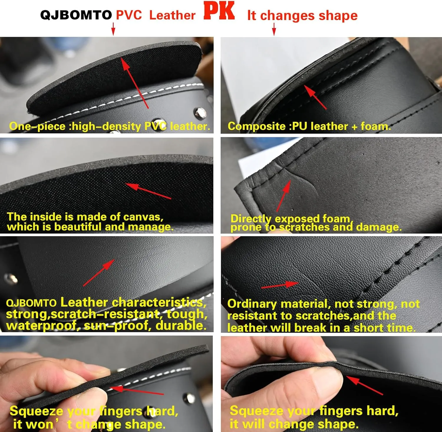 High-density Leather Motorcycle Saddlebags-Throw Over Saddle bags Panniers Side Bags with cup holder,Waterproof,Side Tool Bag,Storage Tool Bag for Motorbike,Universal,1Pair, M (Black2)