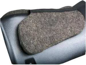 HILASON Western Wool Felt Horse Saddle Pad W/Distressed Wear Leather Made in USA | Felt Saddle Pad | Felt Saddle Pad for Horses | Western Felt Saddle Pad | Felt Horse Saddle Pad | Wool Felt Horse Pad