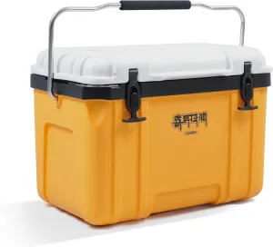 Himalaya 20 Quart Camp Cooler - Insulated Ice Chest 48 Hours Ice Retention Portable Handle - Bear Proof Travel Ice Box for Beach Drink BBQ Fishing Camping Outdoor