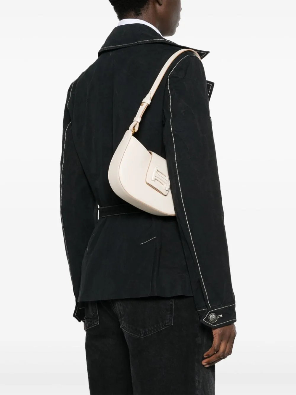 Hogan Pre H Bag Leather Shoulder Bag