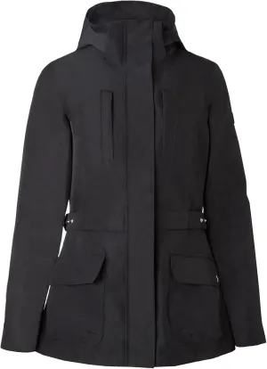 HORZE Women's Jadine Equestrian Waterproof Horse Riding Hooded Rain Jacket