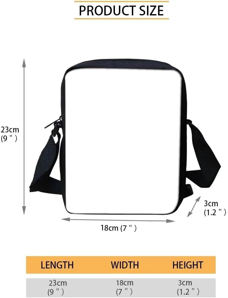 HUGS IDEA Aztec Tribal Hummingbird Messenger Bag for Women Crossbody Shoulder Bag for Women Men Small Sling Bag Mini Man Cell Phone Purse Wallet Small Side Bags