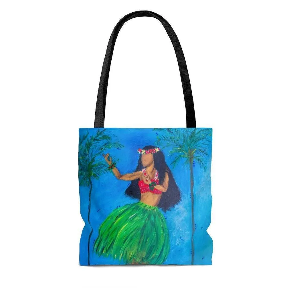 Hula Dancer Tote Bag