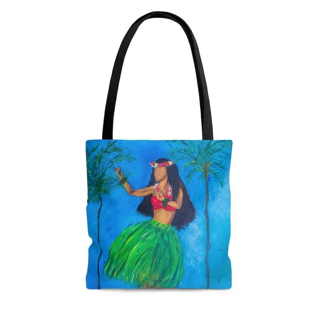 Hula Dancer Tote Bag