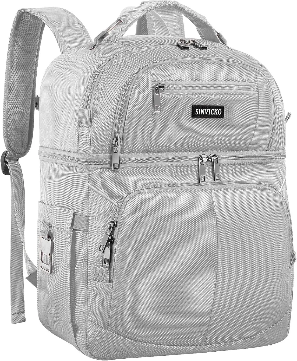 Insulated Cooler Backpack,Double Deck Leakproof Cooler Bag,Insulated Backpack Cooler Lunch Backpack for Men Women