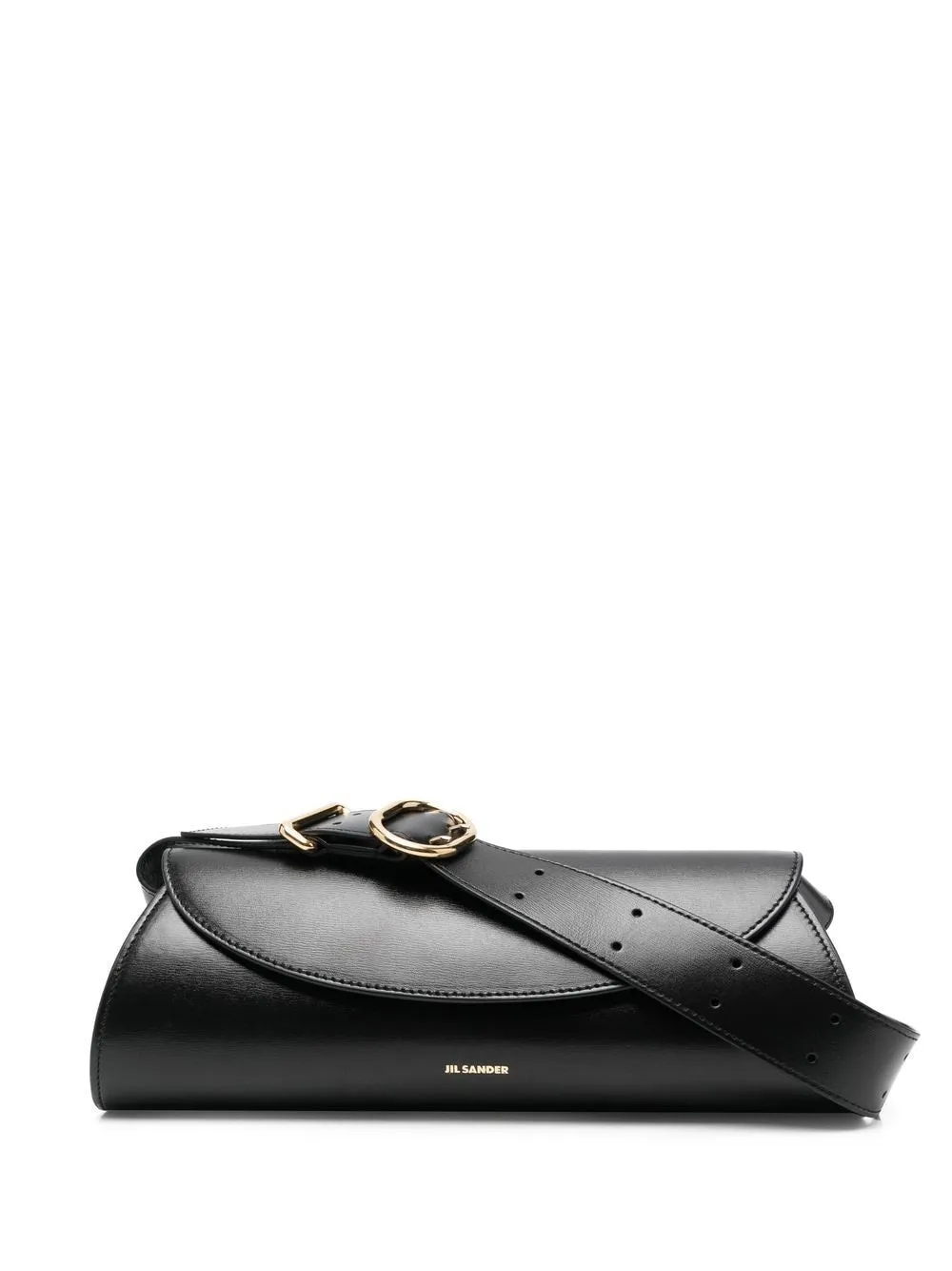 Jil Sander Cannolo Small Leather Shoulder Bag