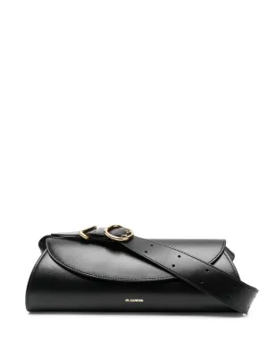 Jil Sander Cannolo Small Leather Shoulder Bag