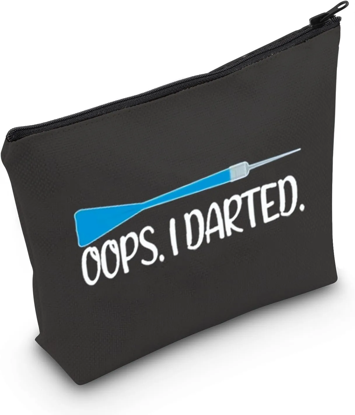 JNIAP Darts Player Gift Oops I Darted Cosmetic Bag Dart Thrower Gift For Dart Lover (I Darted Bag)