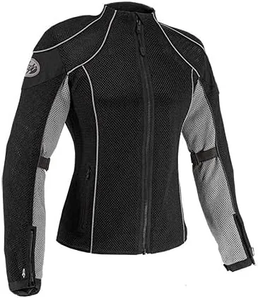 Joe Rocket Women's Majestic Jacket (Small) (Silver/Black)