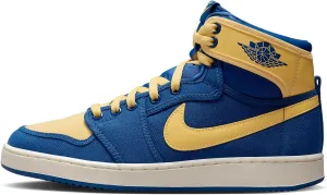 Jordan Men's 1 Retro AJKO Laney True Blue/Topaz Gold-Sail (DO5047 407) - 9.5